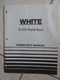 Original OEM - White Farm Equipment Field Boss Tractor 2-135 Operator's Manual