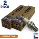 2 Pack Champion Spark Plug - For STIHL FS 560 C-EM (3.8hp) Trimmer Cutter
