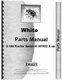 White 2-180 Tractor Parts Manual Catalog Series III 301922 & up