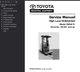 Toyota 7BPUE15 Pallet Jack Forklift Order-Picker Service Repair Manual PDF USB