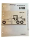 Volvo G700B Models Parts Quick Reference Guide Serial Numbers 35000 And Up.