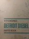General Motors GM Detroit V 71 Engine Parts Catalog Manual Diesel 8v 16v 4v 71
