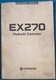 HITACHI EX270 EXCAVATOR OPERATOR OPERATION & MAINTENANCE MANUAL BOOK S/N 5378-UP