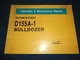 KOMATSU D155A-1 DOZER BULLDOZER OPERATION & MAINTENANCE BOOK MANUAL S/N 10263-UP
