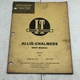 I&t AC-18 Allis-chalmers Model D-21 Workshop Service Repair Manual