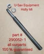 Hobart Mixer H600 L800  P660Bowl lift Screw OEM 290052-1