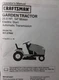 Sears Craftsman 26hp 54 Hydro GS6500 Tractor 917.276921 Owner & Parts (2 Manuals