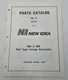 New Idea 660 680 Pull Type Forage Harvester Parts Catalog Manual 1987