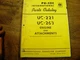 IH  INTERNATIONAL UC-221 UC-263 ENGINE POWER UNIT PARTS CATALOG