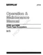 Caterpillar Cat 225D 229D Track Type Excavator OPERATORS MAINTENANCE MANUAL