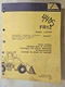 FIATALLIS FR12 Wheel Loader, Parts Catalog, SN 550281-up,  6/1987