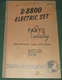 CAT CATERPILLAR D8800 GENERATOR ELECTRIC SET ENGINE PARTS MANUAL BOOK S/N 2S10