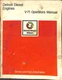 Detroit Diesel Engines V-71 Operators Manual Service and Parts Information