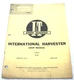 INTERNATIONAL HARVESTER TRACTOR I&T SERVICE SHOP MANUAL B275