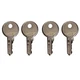 4X Ignition Keys 455 104466 for Skyjack Lift SJIII 3220 3226 4626 4632 SJ8831RT