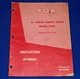 Vtg. FOX 2-Row Corn Head Model 0462 Operator/Owner Instruction Manual 716-10083