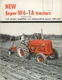IH International McCormick Super W6-TA Tractor Sales Brochure Wheatland W6TA