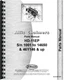 Allis Chalmers HD11EP SN# 10001 - 14650 Crawler Parts Manual (AC-P-HD11EP)