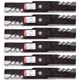 6PK Oregon G6 Gator Blade for 54" John Deere Z930M, Z930R, Z950R, Z994R