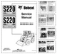 Bobcat S220 Skidsteer Loader Service Manual SN 523211001 523311001 PDF