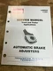 Haldex Truck Trailer Service Repair Manual Automatic Brake Adjuster L30033