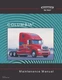 Freightliner Columbia CL112 CL120 Truck Driver's Maintenance Operators 2 Manual
