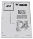 Bobcat 430 Compact Excavator Service Manual Shop Repair Book 2 Part # 6986955