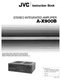 JVC A-X900B Amplifier Owners Instruction Manual Reprint