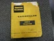 Caterpillar Cat DW15 Tractor Scraper Shop Service Repair Manual S/N 59C & 70C
