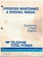 1986 Teledyne Continental L-Head Engines Operators Maintenance & Overhaul Manual