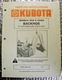 Kubota Workshop Manual Parts & Service Manual Backhoe Models 4540 & 4540A