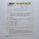 1978 Massey Ferguson MF 20c/30B Engine Oil Pan Bracket ICM Service Bulletin