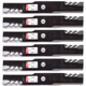 6PK Oregon G6 Gator Blade for 60" Kubota - RCK60-21Z, RCK60-28Z, RCK60-24B