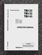 TB125, TB135 & TB145 Compact Excavator Operators Instruction Manual fits Takeuch