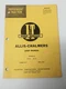I&T Shop Manual AC-14 Allis- Chalmers Tractor Models D-10 D-12 Copyright 1962