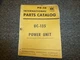 International Harvester IH UC135 Engine Power Unit Parts Catalog Manual Book