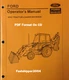 FORD NEW HOLLAND TRACTOR OPERATOR'S MANUAL 455C 455 C Loader Backhoe Owner On CD