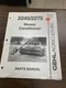 Gehl 2245/2275 Mower Condition Parts Manual
