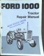 Ford 1000 Tractor Repair Manual Ford Tractor Operations Equipment SE 3414