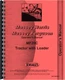 Massey Ferguson 20C Industrial Tractor Operators Manual