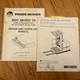 BT Prime Mover OE-35 ORDER PICKER NDC MICRO 70 SERVICE SHOP REPAIR &PARTS MANUAL