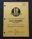 1971 ALLIS CHALMERS D-21 & SERIES II 210 220 DIESEL TRACTOR I&T SHOP MANUAL 