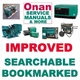 Onan Engines 316, 318, 420, B43E, B43G, B48G, F910 Service Manual Repair Manuals