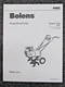 FMC BOLENS CHAIN DRIVE TILLER 2230 2250 ILLUSTRATED PARTS LIST MANUAL