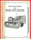 Owner's Manual for Allis Chalmers Model HD 21 Crawler Tractor Dozer Bulldozer AC