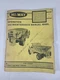 Hi-Way Model E-2020 Operation & Service Manual 40000b