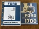 Ford 1700 Service Manual and Operators Manual for Tractor