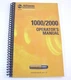 Allison Transmission 1000 2000 Series Operators Maintenance Operation Manual OEM