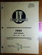 I&T Ford 8000 9000 Series Tractor Shop Service Manual FO-27 1971