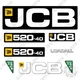Fits JCB 520-40 Decal Kit Telehandler Decal Kit - 7 YEAR OUTDOOR 3M VINYL!